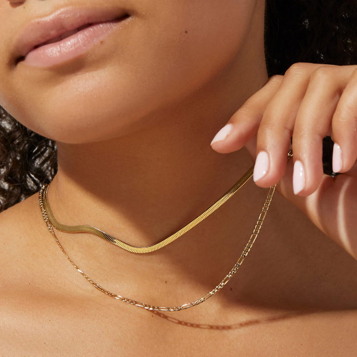 Layered Necklace Set for Women Stackable