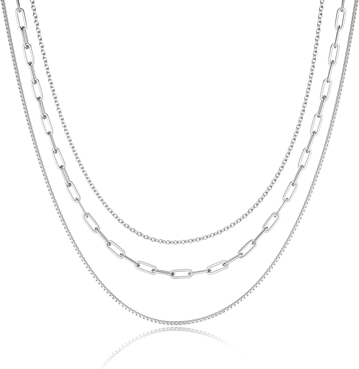 Layered Necklace Set for Women Stackable