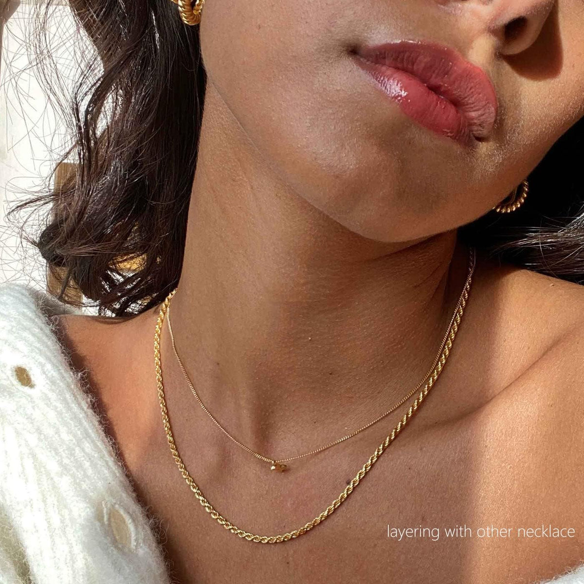 Layered Necklace Set for Women Stackable